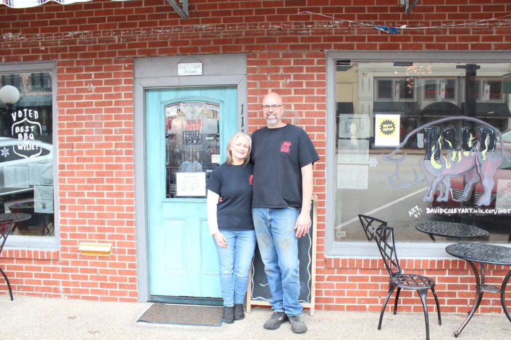 Owners of Bold BBQ Pit, Adam and Krystal Diebold.